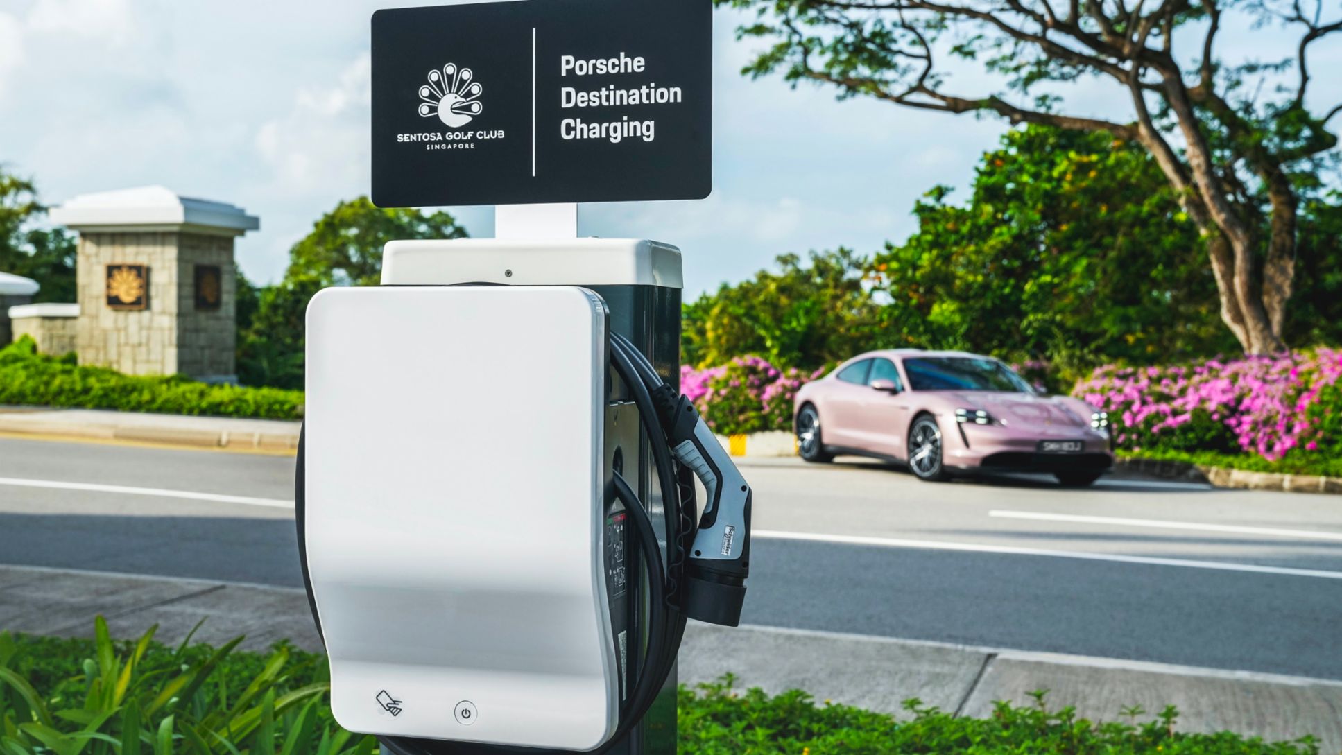 Porsche destination store charging
